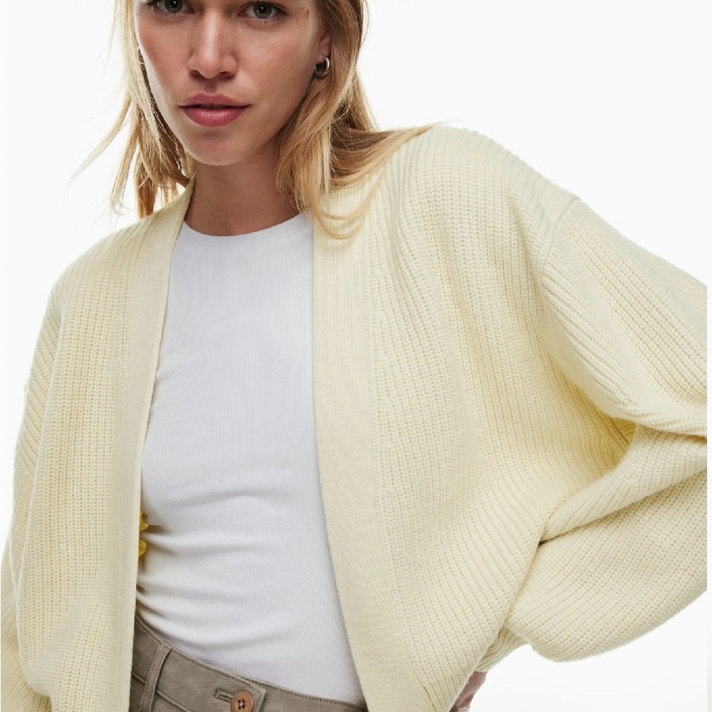 Aritzia Wilfred Unwind Merino Wool Waist Cardigan - Picture 5 of 6